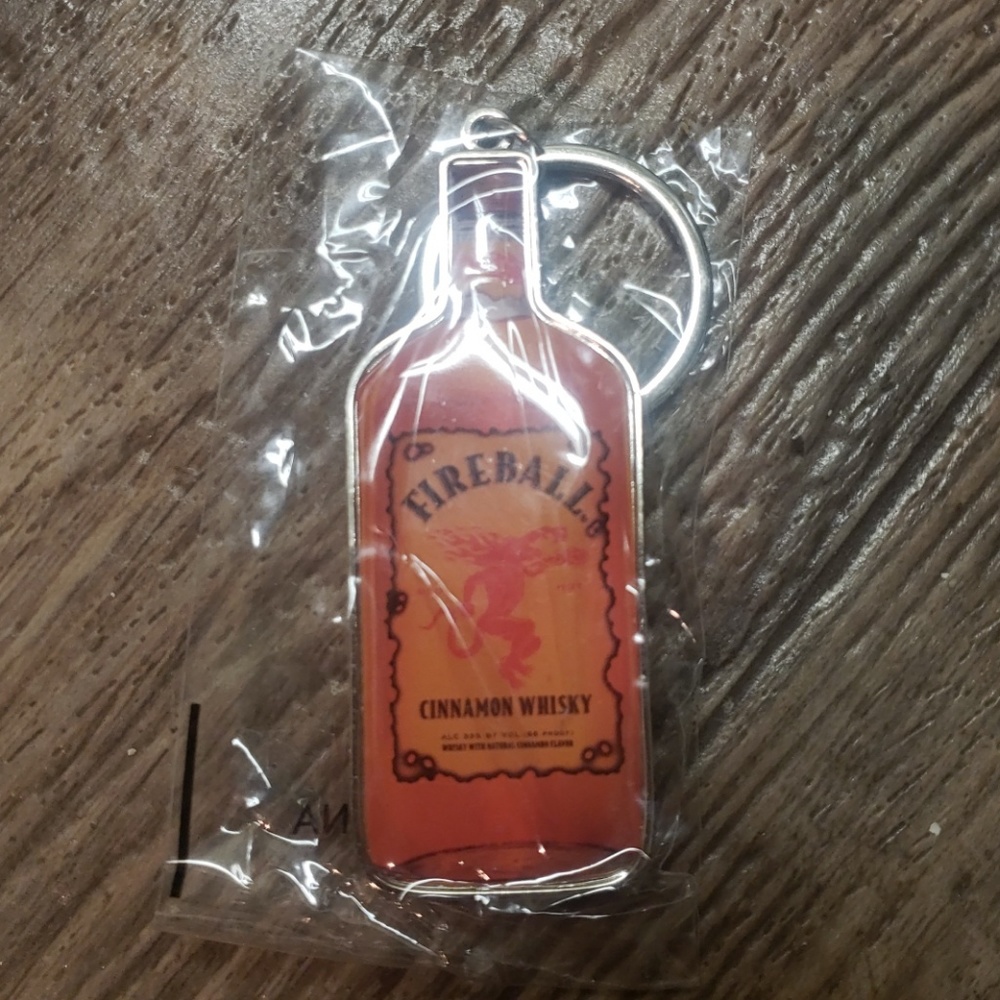 NIB FIREBALL KEYCHAIN